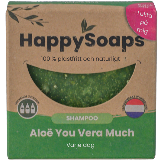 Shampoo Bar - Aloë You Vera Much - återfuktande - alla hårtyper
